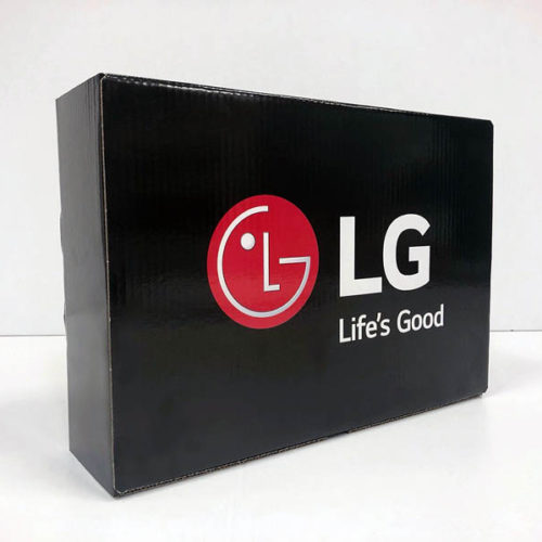 custom shipping box for LG featuring high-quality corrugated packaging