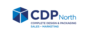 CDP North logo specializing in retail packaging and display boxes for marketing.