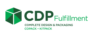 CDP Fulfillment logo focusing on industrial packaging and mailer boxes for efficient distribution.